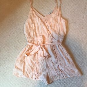 Light pink American eagle romper